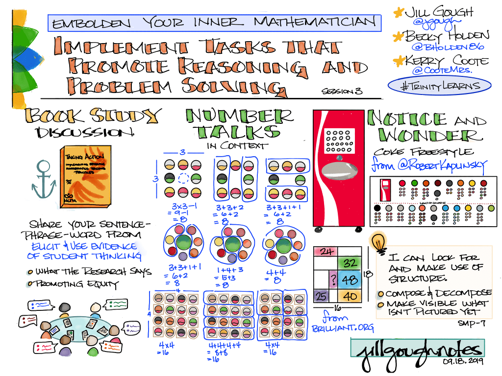 09.18.19 Agenda: Embolden Your Inner Mathematician (Week 3)&nbsp;#TrinityLearns
